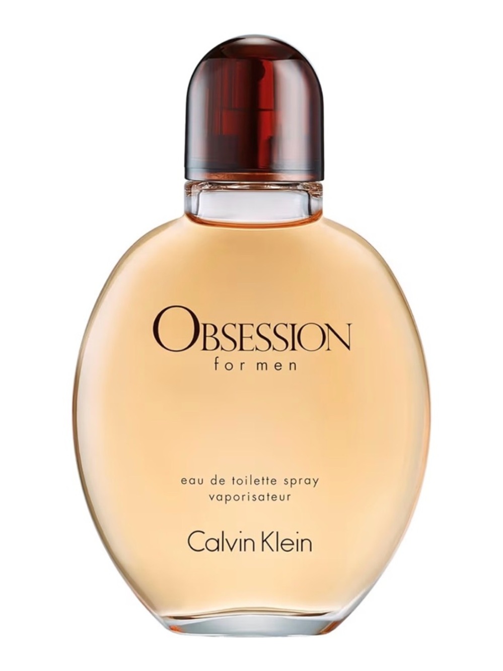 Calvin Klein Obsession for Men - Amber and Brown Bottle